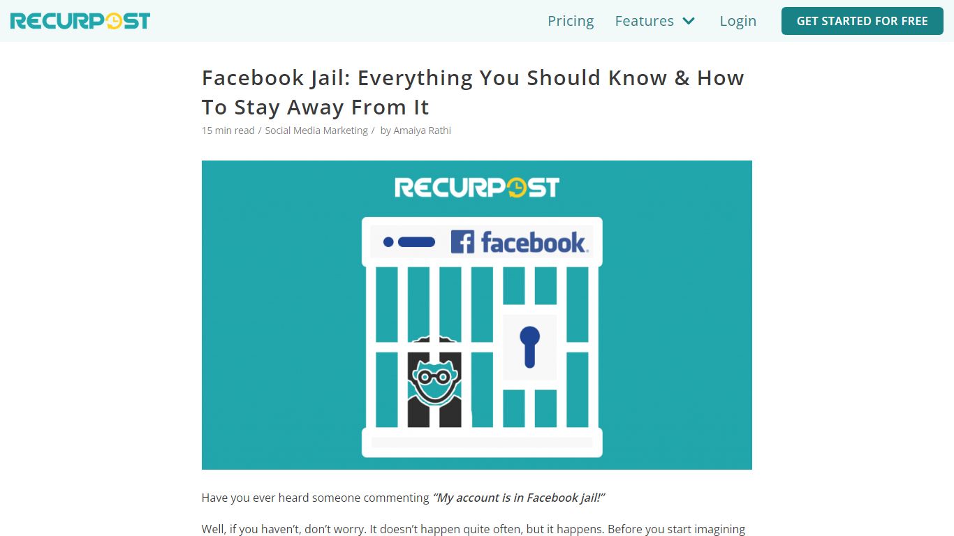 Facebook jail: Everything you should know & how to avoid it - RecurPost