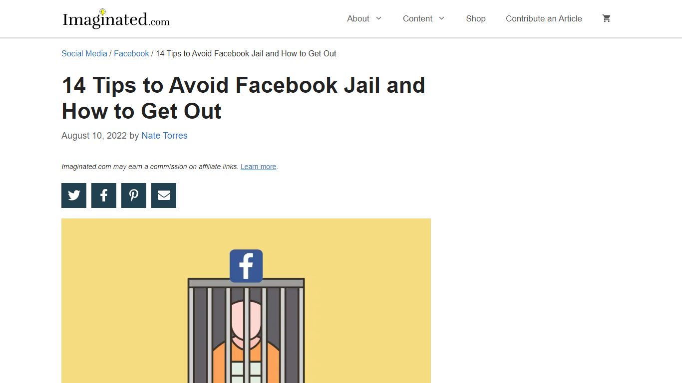 14 Tips to Avoid Facebook Jail and How to Get Out - Imaginated